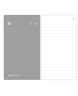N memo notebook